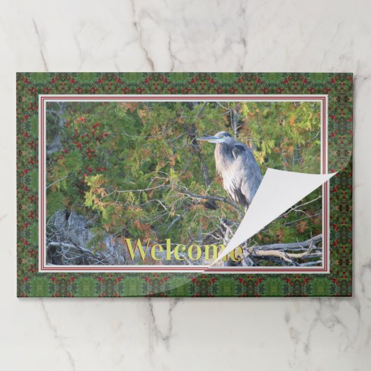 ブルーヘロン自然テーマ ペーパーパッド (折り畳み)