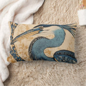 ブルーヘロン装飾用クッションII ランバークッション (ブランケット)