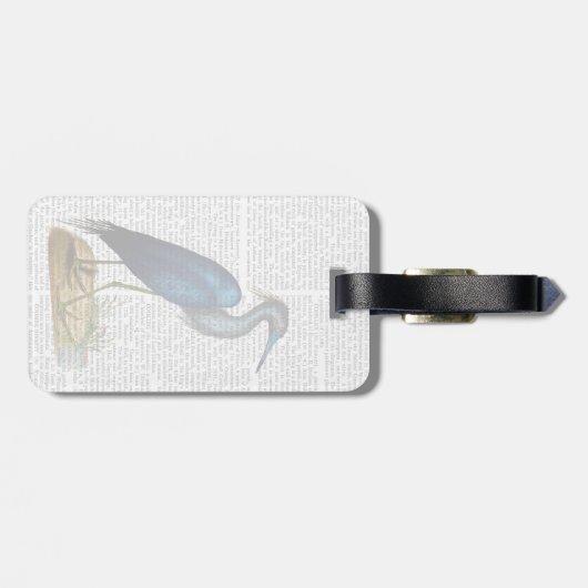 ブルーヘロン3 2 ラゲッジタグ (裏面横)