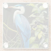 ブルーヘロン ガラスコースター (裏面)