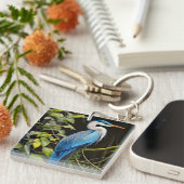 ブルーヘロン キーホルダー (正面右)