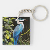 ブルーヘロン キーホルダー (裏面)