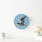 ブルーヘロン ラウンド壁時計 (ホーム)