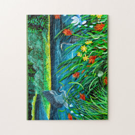 ブルーヘロン@Toddレイクパズル ジグソーパズル