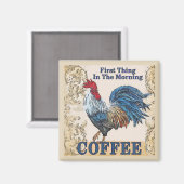 ブルーヘンズモーニングコーヒー マグネット (正面/裏面)