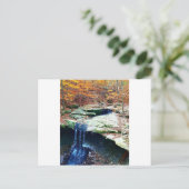 ブルーヘン秋クヤホガナショナルパークオハイオ ポストカード (スタンド正面)