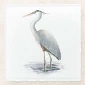 ブルーヘ素晴らしロングラスコースター ガラスコースター (正面)