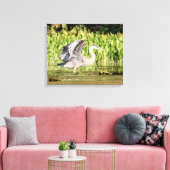 ブルーヘ素晴らしロン キャンバスプリント (インサイチュ (リビング))