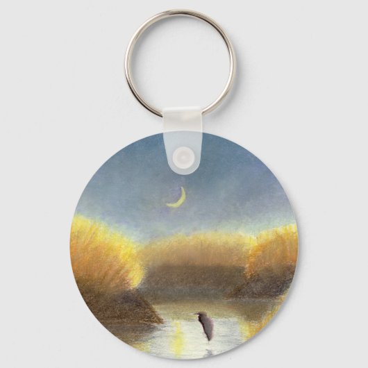 ブルーヘ素晴らしロン キーホルダー (正面)