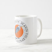 ブルーヘ素晴らしロン コーヒーマグカップ (正面右)