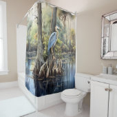 ブルーヘ素晴らしロン シャワーカーテン (インサイチュ)