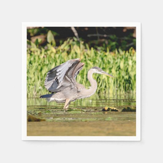 ブルーヘ素晴らしロン スタンダードカクテルナプキン (正面)