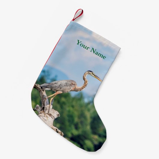 ブルーヘ素晴らしロン スモールクリスマスストッキング (正面 (吊り時))