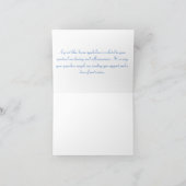 ブルーヘ素晴らしロン ノートカード (内部)