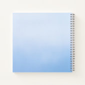 ブルーヘ素晴らしロン ノートブック (裏面)