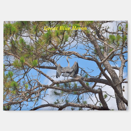 ブルーヘ素晴らしロン マグネット (正面)