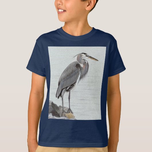 ブルーヘ素晴らしロン Tシャツ (正面)