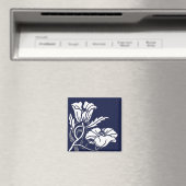 ブルーベアズレーポピーズマグネット マグネット (インサイチュ (食洗機))