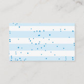 ブルーベアーおむつラッフルチケット エンクロージャーカード (裏面)