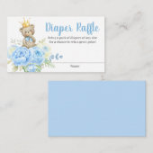 ブルーベアーおむつラッフル エンクロージャーカード (正面/裏面)