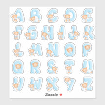 ブルーベアーアルファベットセット