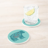 ブルーベアーサンドストーンコースター コースター (側面)