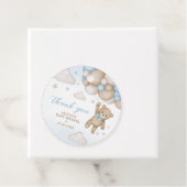 ブルーベアーバルーン赤ちゃんシャワー周り フェイバータグ (インサイチュ)