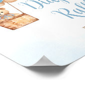 ブルーベアーホットエアバルーンおむつラッフル ポスター (角)