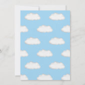 ブルーベアーホットエアバルーンバプテスマ 招待状 (裏面)