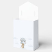 ブルーベアーホットエアバルーン男の子たち1st誕生日 フェイバーボックス (オープン)