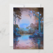 ブルーベイオウの夕べのウェディング 招待状 (裏面)