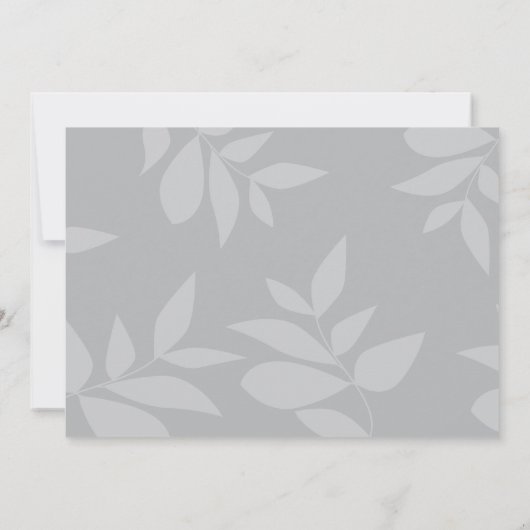 ブルーベイビーガーデン 鹿ちゃんのベイビーシャワー招待状 招待状 (裏面)