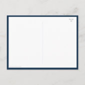 ブルーベイビードラゴン スペイン語 サンキュー ベイビーシャワー ポストカード (裏面)