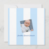 ブルーベイビーボーイ フォト 出生発表 (裏面)