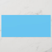 ブルーベイビーボーイ 4x9 洗礼 メニューカード メニュー (裏面)