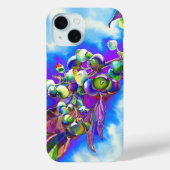 ブルーベエレガントリー水絵を描色 Case-Mate iPhoneケース (裏面)
