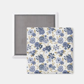 ブルーベク図解入りの、写真付きのトル花つる植物植物学 マグネット (正面/裏面)