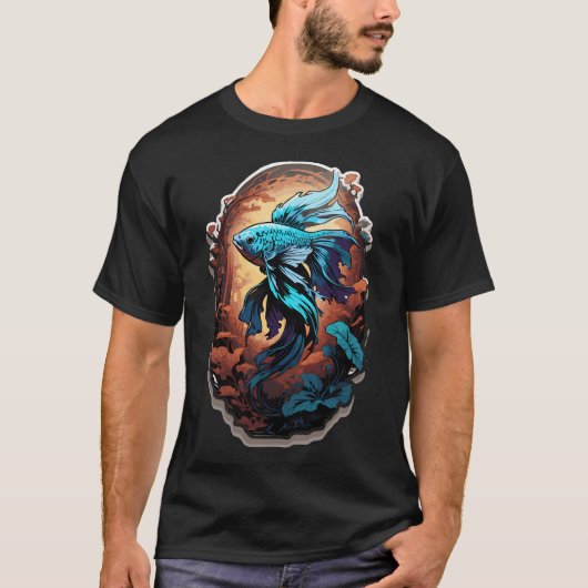 ブルーベタの肖像 Tシャツ (正面)