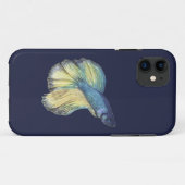 ブルーベッタフィッシュケースメイトiPhoneケース Case-Mate iPhoneケース (裏面(横))