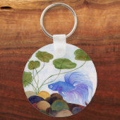 ブルーベッタフィッシュ キーホルダー (正面)