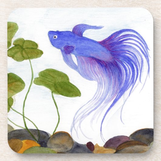 ブルーベッタフィッシュ コースター (正面)