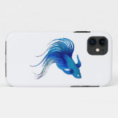 ブルーベッタフィッシュ Case-Mate iPhoneケース (裏面(横))