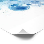 ブルーベッタフィッシュno 1光沢ポスター ポスター (コーナー)