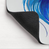 ブルーベッタ水彩色 マウスパッド (コーナー)