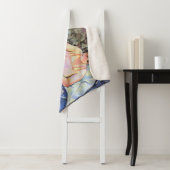 ブルーベッドルームの女性(Suzanne Valadon著) シェルパブランケット (インサイチュ)