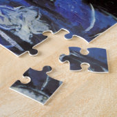 ブルーベッドルームの女性（Suzanne Valadon著） ジグソーパズル (側面)