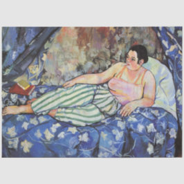 ブルーベッドルームの女性（Suzanne Valadon著） 薄葉紙