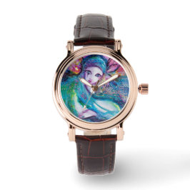 ブルーベネチアンマスカレードのマスク 腕時計