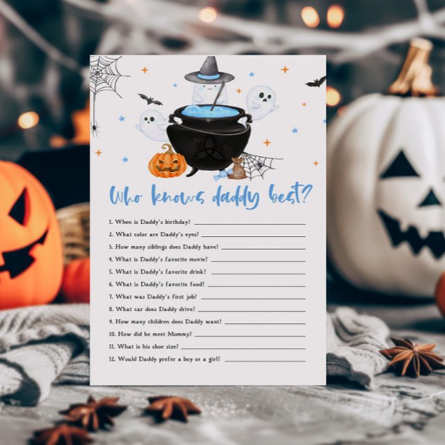 ブルーベビーが醸造されている誰がパパのゲームを知っ最高のている (Baby is Brewing Baby Shower Who knows Daddy Best Game )