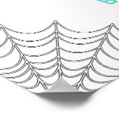 ブルーベビーが醸造ハロウィーン赤ちゃんシャワーへようこそ ポスター (角)